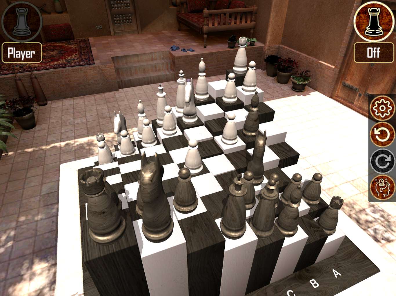 Warrior Chess | New Location | Courtyard screenshot